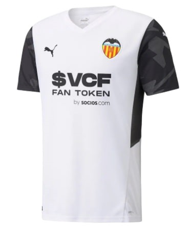 Valencia Home Football Shirt