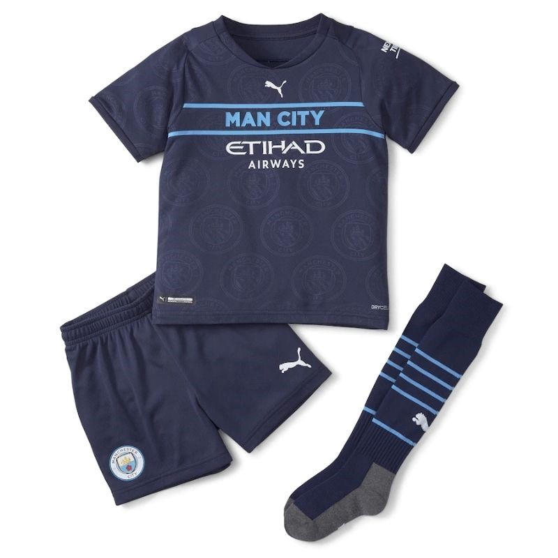 Manchester City Third Shirt De Bruyne 17 printed (5) Manchester City Third Kids Bruyne